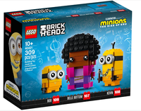 Lego Brickheadz - Belle Bottom, Kevin & Bob (40421) Minions Rise Of Gru Neu Ovp
