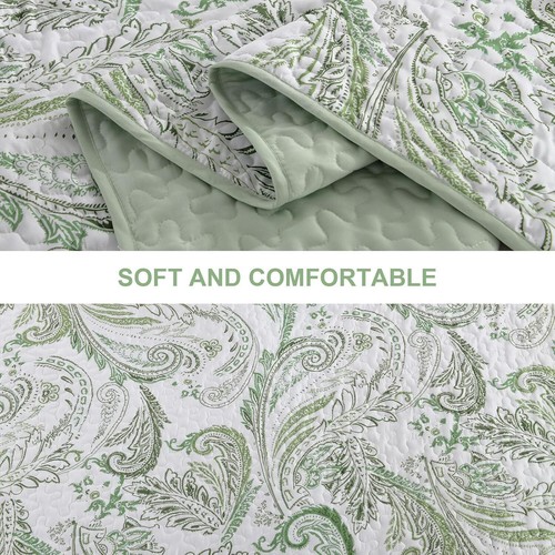 WONGS BEDDING Queen King Set Boho Lightweight Microfiber All Season Bedspread - Picture 40 of 73