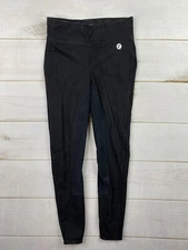 Horze Equestrian Pants Womens 26 Black Pull On Breeches Riding Pull On Legging