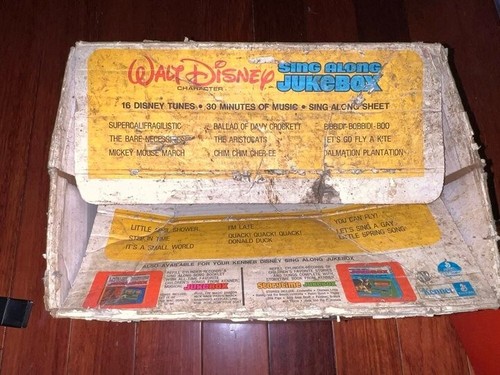 Vintage ‘71 Kenner Walt Disney Sing Along Jukebox w/ Box - As Is Rough Shape - Picture 6 of 7