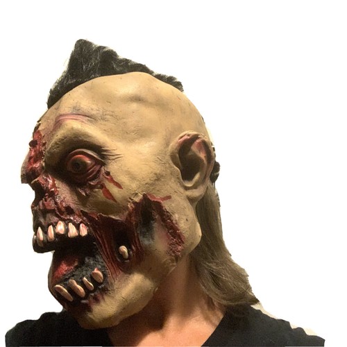 Zombie Mask Scary 3pc Adult Halloween Costume  Dress Up Cos Play Monster EUC - Picture 4 of 12