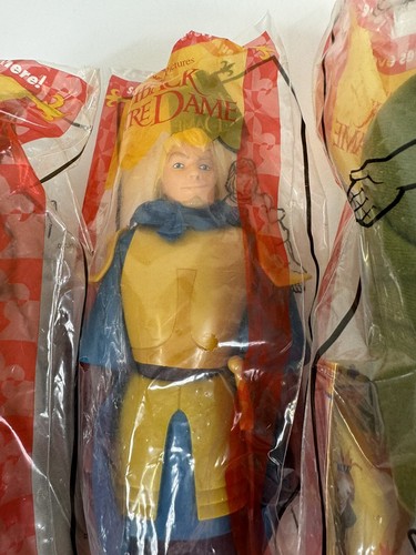New 1996 Vintage Burger King Hunchback of Notre Dame plush puppets Set of 4 - Picture 3 of 8