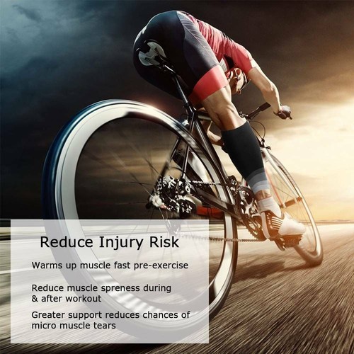 Compression Stockings Calf Sleeves Running Leg Compression Socks Sports Safety - Picture 5 of 10