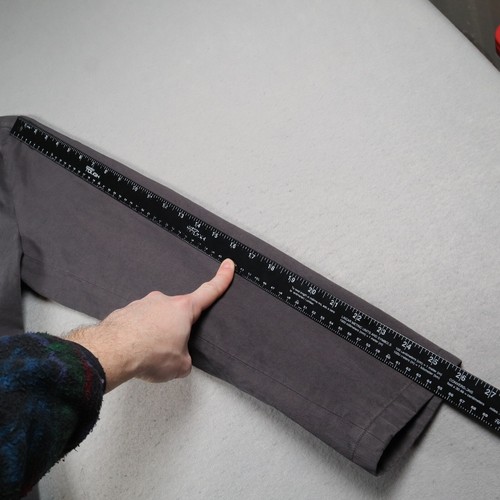 J. Blazer Traje Chino Chaqueta Hombre 38 Gris Crew Garment Teñido Algodón-Lino - Imagen 14 de 16