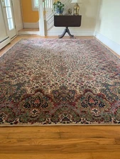 Karastan rug 9x12 floral kirman 759