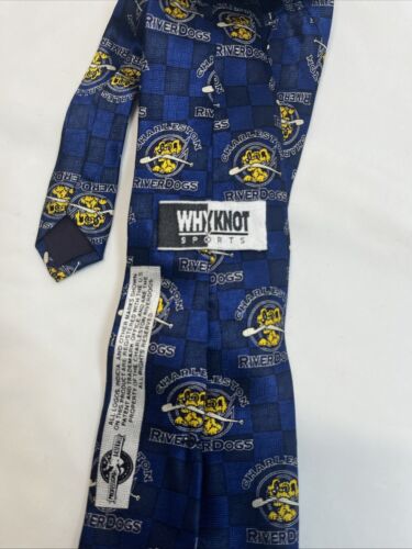 Charleston Riverdogs MiLB Baseball Tie 100% Silk - Picture 4 of 7