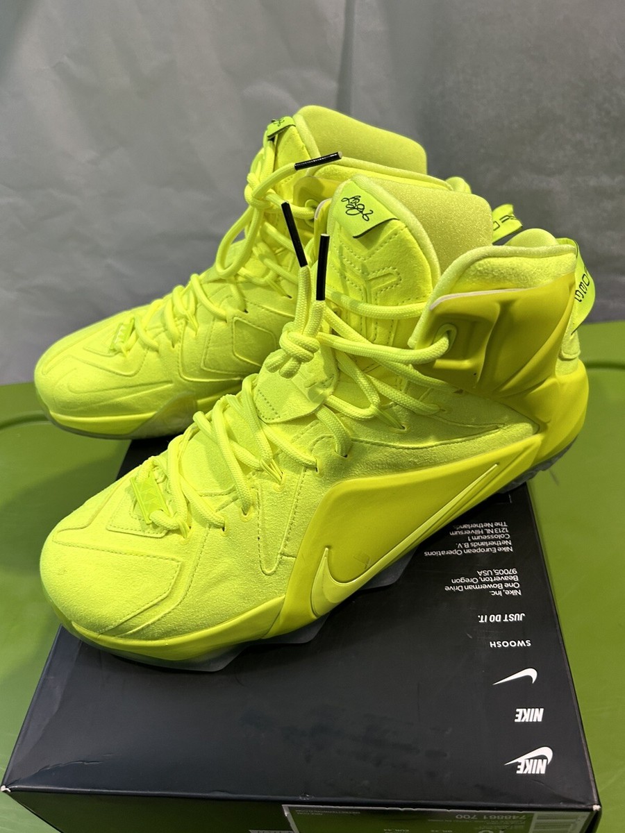 Nike Lebron XII EXT Tennis Ball Men's Basketball Shoes 748861-700