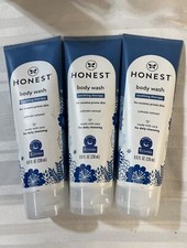 3 New The Honest Company Eczema Soothing Therapy Body Wash 8 oz Tube Made In USA