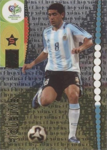 1998 Juan Roman Riquelme #382 Boca Juniors Pog Card Argentiona