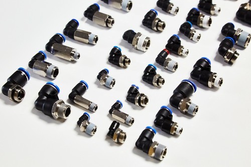 x10 - BSPT BSPP - 90˚ Degree Swivel Pneumatic Push-In Elbow - 4mm - 12mm - Inch - Picture 5 of 11
