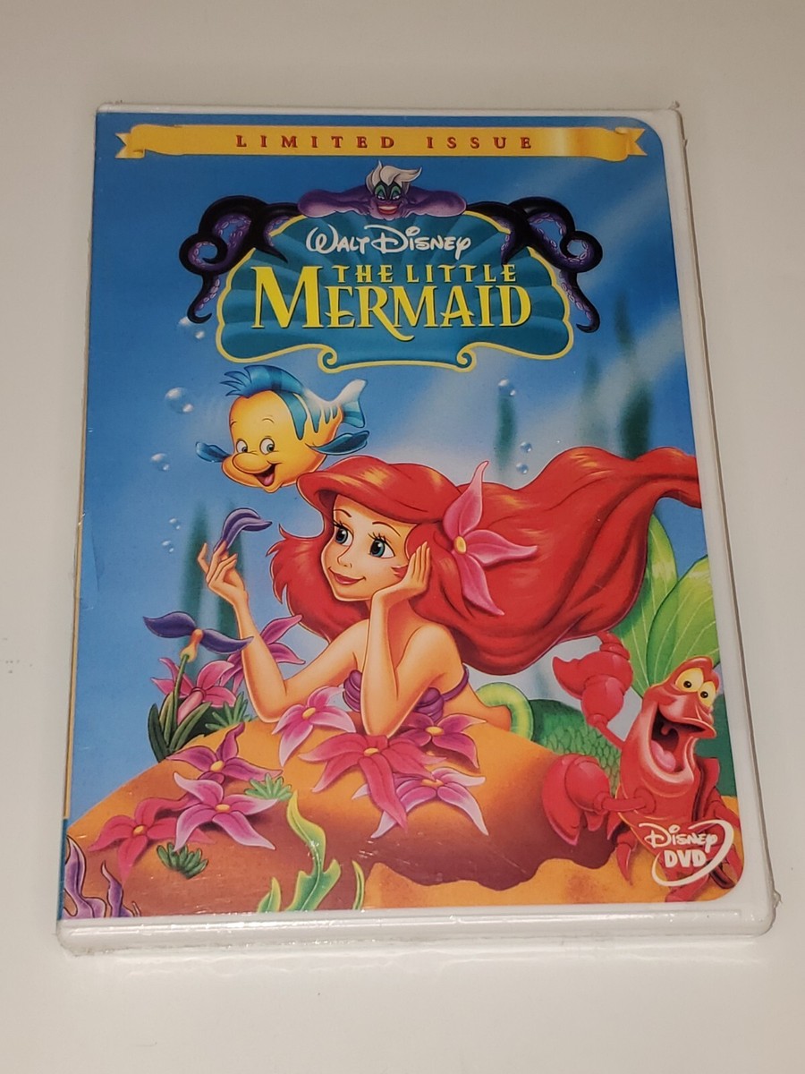 New 2000 Disney The Little Mermaid Limited Issue First DVD
