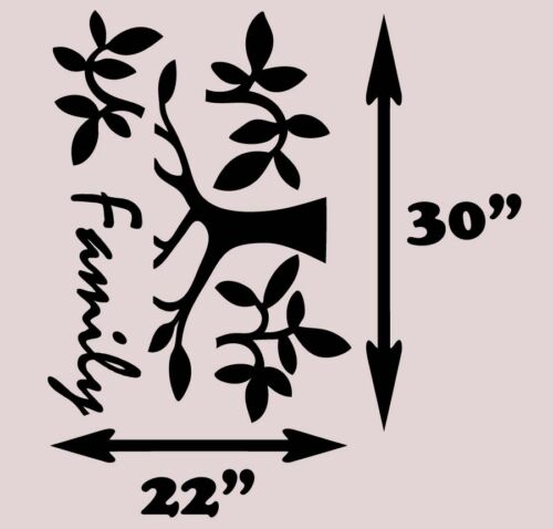 Family Tree Vinyl Wall Sticker Decal (B) - Picture 3 of 4