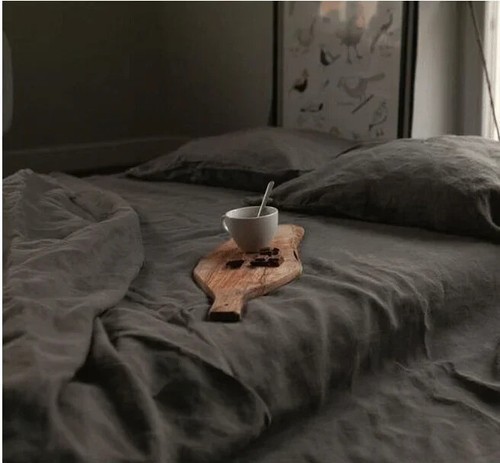 Linen Bed Sheets 100% Stone Washed Linen Solid Color Breathable and Durable - Bild 11 von 21