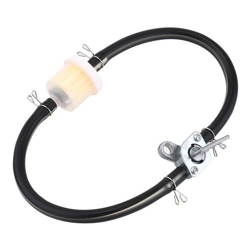 2x Universal Benzinhahn 5-6mm Ø 2x Filter 6mm Ø 6x Schlauch für Moped Quad ATV - Bild 14 von 16