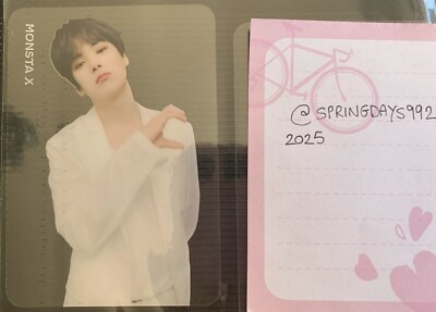 MONSTA X - 2nd ALBUM TAKE.2 WE ARE HERE MINHYUK TRANSPARENT PHOTO CARD - 1