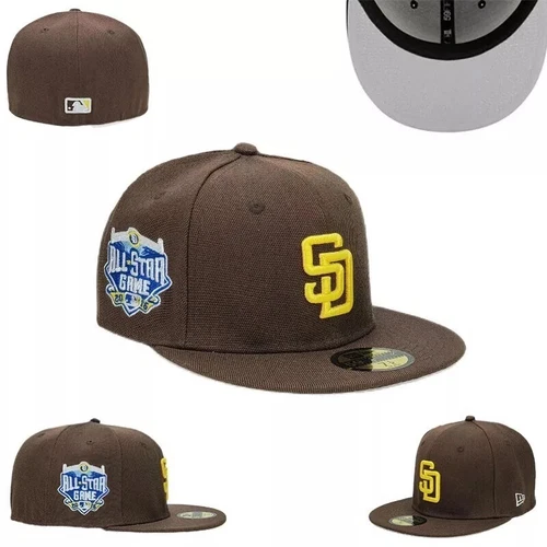 Neu San Diego Padres Baseball Ära Mütze 59FIFTY eng anliegende Mütze -5950-2 - Bild 7 von 44