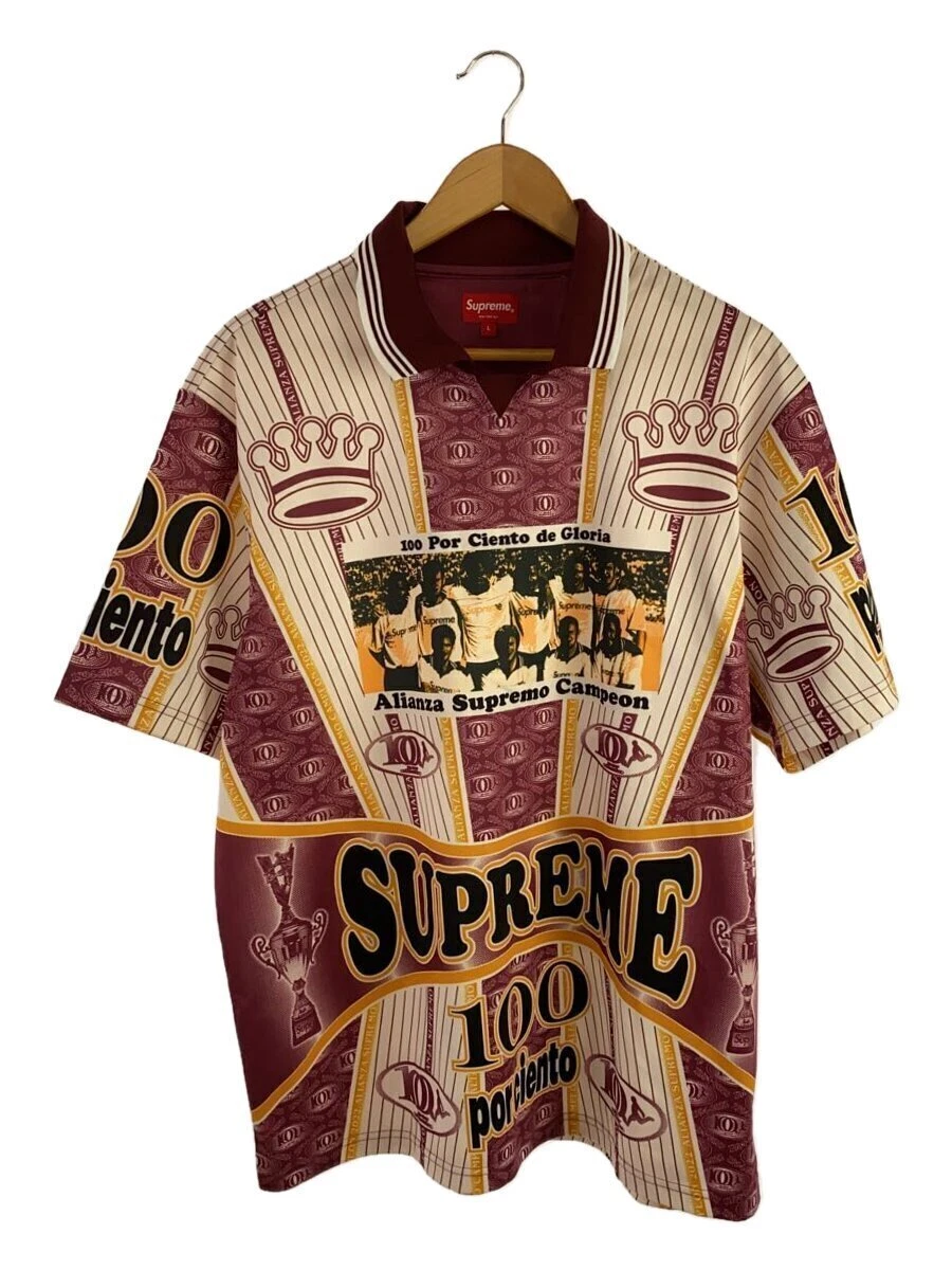 Polo Supreme / L / polyester / rouge / motif intégral occasion