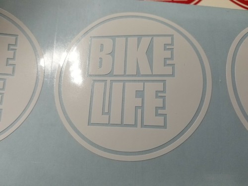 Bike Life Circle Decal Sticker for MTB DH XC BMX Road CX. Fox Bell Smith Trek - Picture 5 of 7