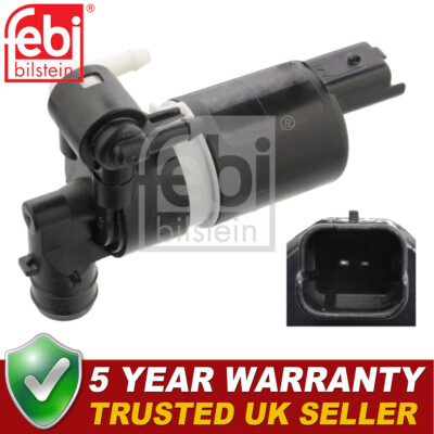 Febi Windscreen Washer Pump 26259 – 5 Year Warranty – Fits Audi, BMW, VW, More
