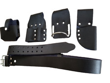 Scaffold Leather Tools Set Belt Double Spanner Level Tape Steel Hammer Holder