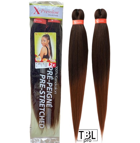XPRESSION ULTRA BRAID HAIR FOR BRAIDING - KANEKALON ORIGINAL PRE-STRETCHED 46" - Picture 21 of 35