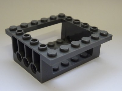 Lego--43712--Cockpit---Schrägstein- Grau//DKStone 4 x 6