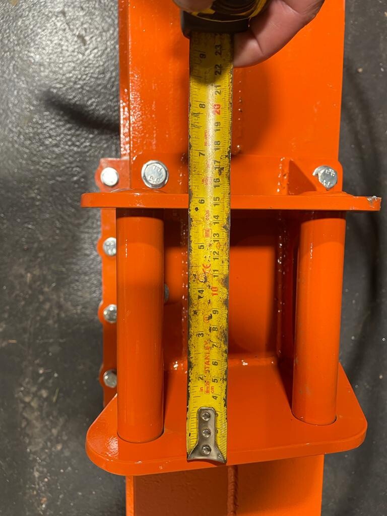 Mini Digger Quick Hitch Log Splitter Attachment eBay