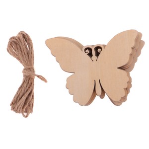 10pcs Wood Butterfly Cutout Embellishments Cardmaking Diy Craft