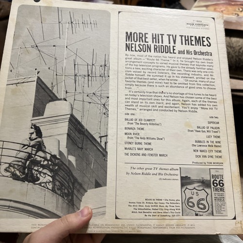 Nelson Riddle And Hi - More Hit TV Themes - Used Vinyl Record - T16276A - Picture 2 of 4