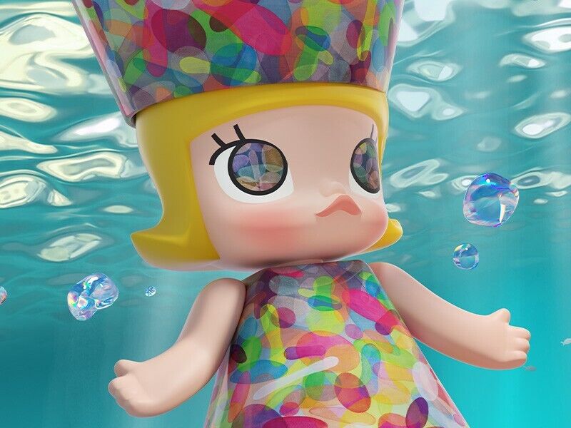 MEGA ROYAL MOLLY 400% Huang Yuxing Bubbles FIGURE TOY MEGA ROYAL MOLLY 400% Huang Yuxing Bubbles FIGURE TOY