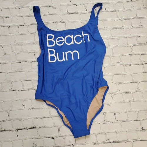 J. Crew Gr.16 tiefer U-Ausschnitt einteiliger Badeanzug Strand Po 2018 J3602 110 $ - Bild 1 von 4