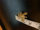 100 Vintage gold insect costume jewelry pins for finishing/decorating Special!