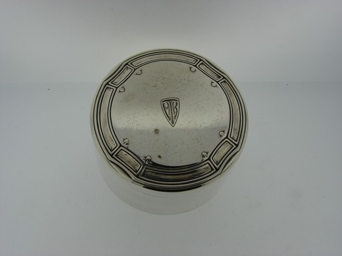 TIFFANY & CO. T&CO C1920 ART DECO STERLING SILVER 925 JAR WITH LID BOX - Picture 4 of 8