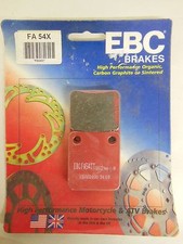 EBC Motorcycle & ATV Organic Brake Pads - FA54X High Performance NEW