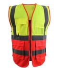 Blackrock Hi-Vis Vest Executive Waistcoat Zip Jacket ID Mobile Pocket Reflective