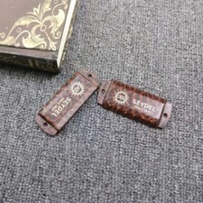 Snake Patterned Wood Harmonica Cover for Seydel BIG SIX