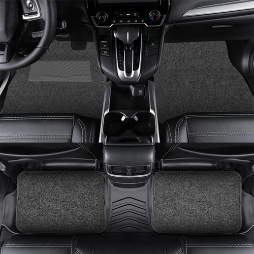 4pcs Set Universal Fit Car Truck Front Rear Vinyl Heel Pad Carpet Floor Mats USA - Picture 6 of 10