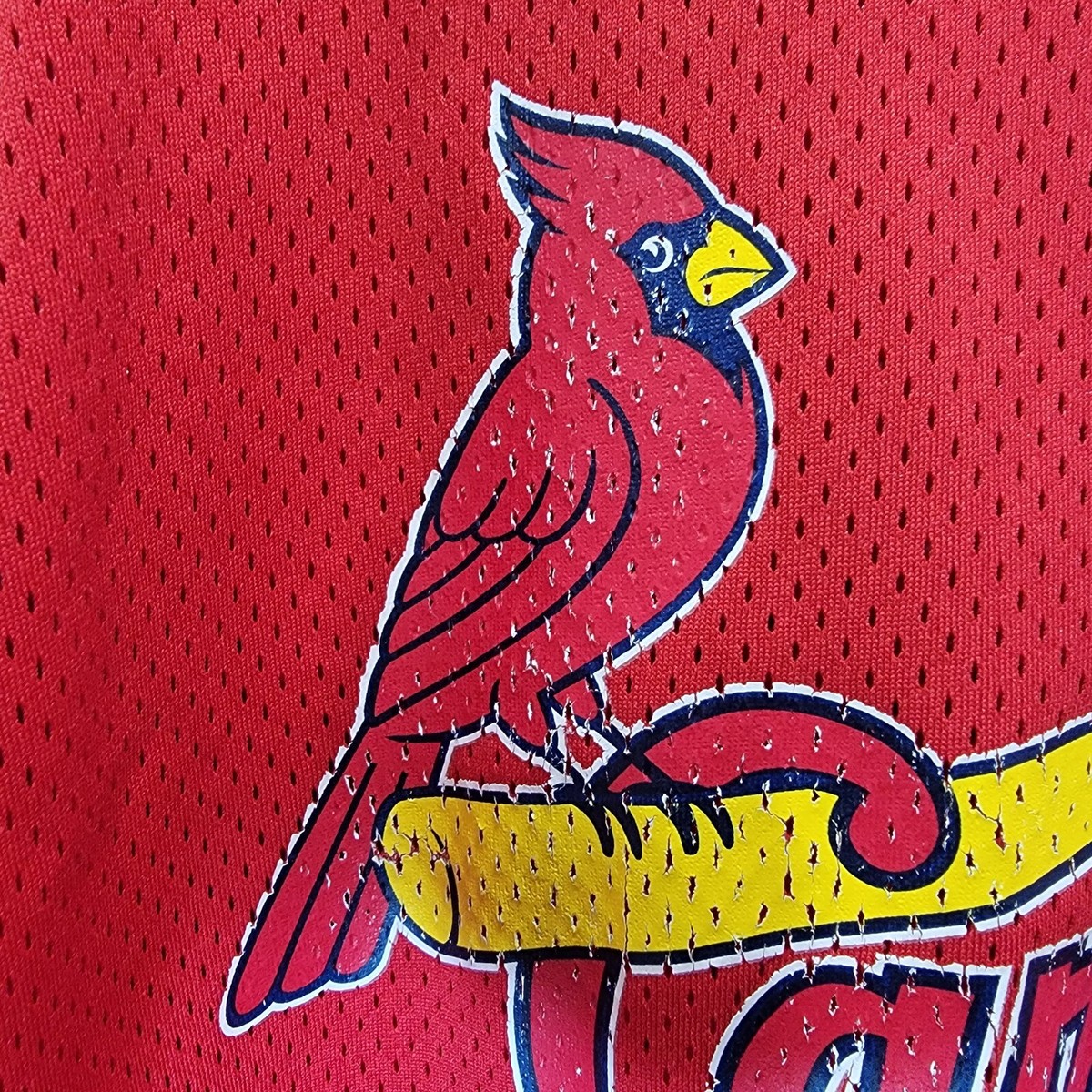VTG St Louis Cardinals Jersey MLB Baseball Majestic Red Men