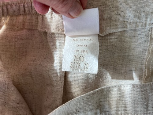 g.w. graff Size 20 Beige A-Line Skirt - Picture 8 of 9