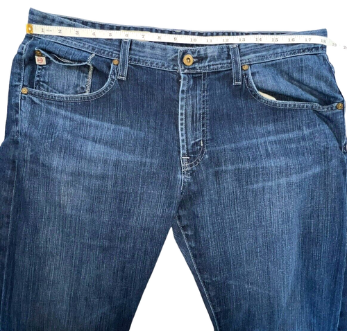 Adriano Goldschmied AG The Protege Herrenjeans gerades Bein blau Gr. 36x33 - Bild 8 von 10