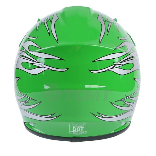 DOT Youth Kids Dirt Bike ATV Motocross Helmet Goggles+Gloves 5 Colors S~XL - Picture 11 of 20