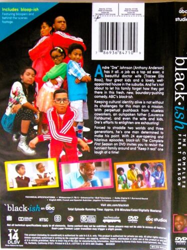 Black.ish: The Complete First Season {DVD, 2015, LN, 3-Disc} Anthony Anderson - Foto 3 di 5