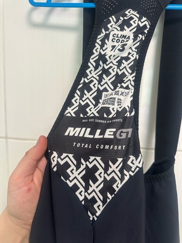Assos MILLE GT Bib Shorts Clima Code 1/3 Black Series Size M - Picture 5 of 11