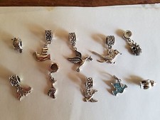 European Bird Silver Charms,Pick from 10 Varieties Buy 5 Get 1 Free,