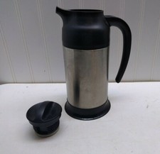 Service Ideas Stainless Steel Coffee Thermal Travel Bottle Carafe 24oz Decanter