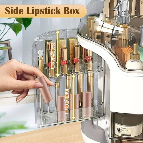 Caja organizadora de almacenamiento de maquillaje de gran capacidad con cajones - Organizador de maquillaje - Imagen 4 de 14