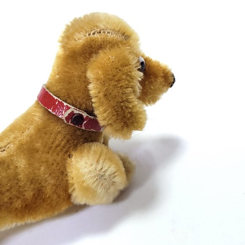 VINTAGE STEIFF MOHAIR *HEXIE DACHSHUND* 7" * NO TAG * NO BUTTON - Picture 5 of 8