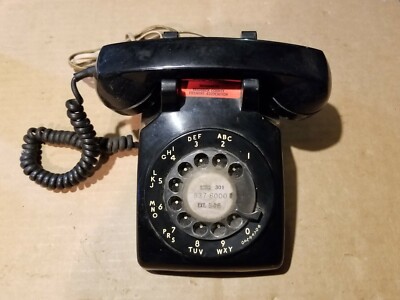 ビンテージwestern electric（bell system非売品）電話機 Vintage 1972 Western Electric Bell System Rotary Phone