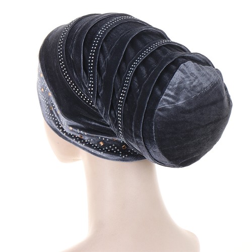 Mujeres Pérdida de Cabello Bufanda Turbante Gorra Estampado de Flores Musulmán Cáncer Quimio Sombrero Cubierta - Imagen 37 de 67