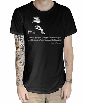 Hunter S. Thompson Musik Business Zitat Herren T-Shirt